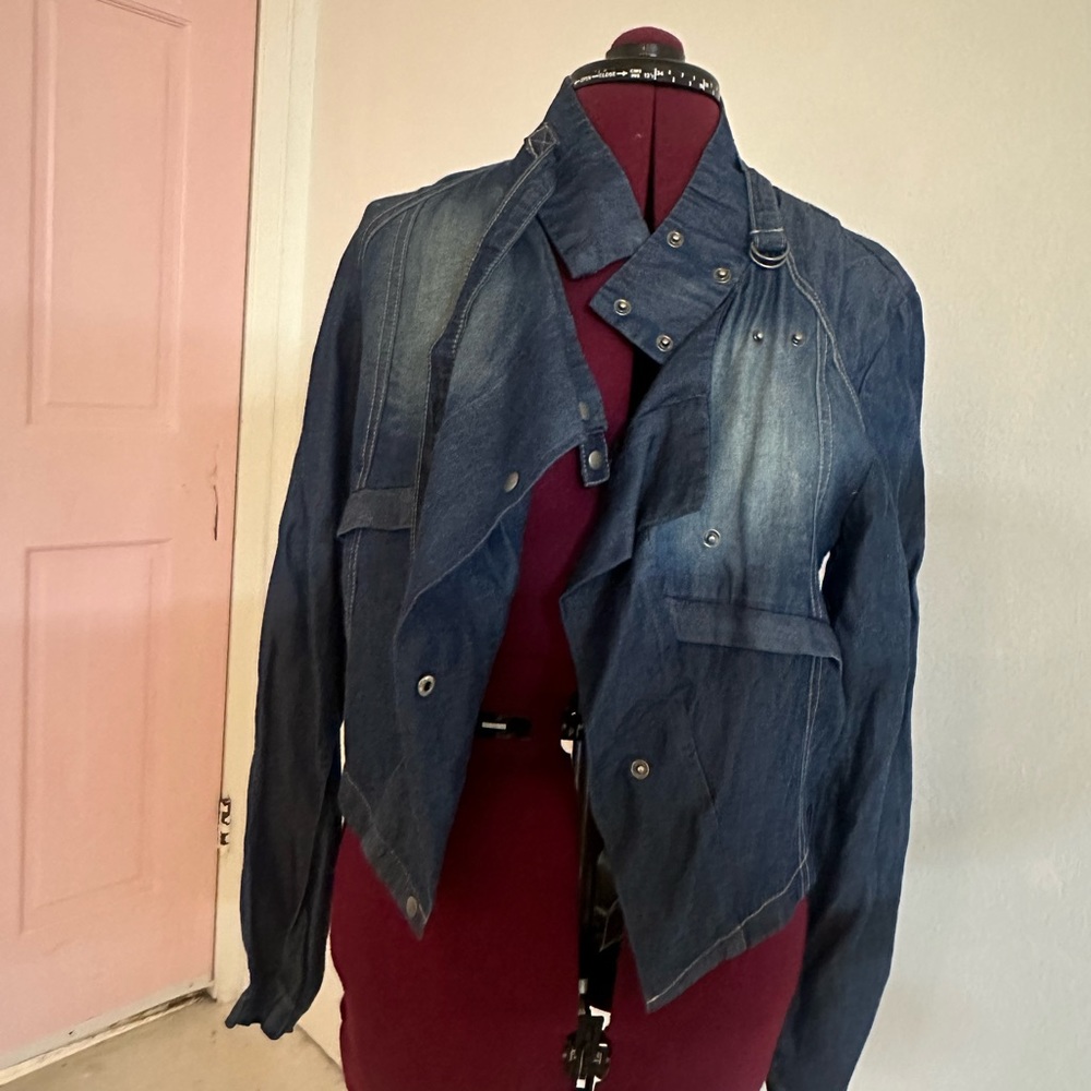 Denim jacket with a twist.